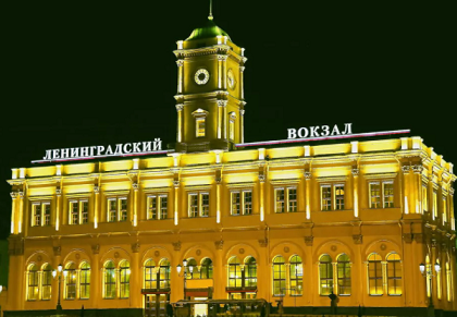 Такси минивэн микроавтобус к метро Комсомольская на Ленинградский вокзал