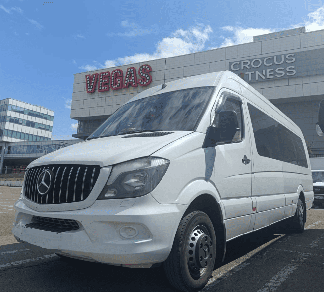 Такси минивэн микроавтобус Спринтер в Crocus Fitness