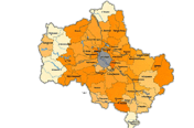 Список районов, городов, деревень и сел поездки на такси из Подмосковья