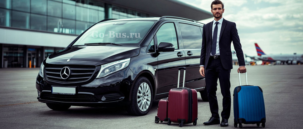 Заказать трансфер такси минивэн в аэропорты Москвы