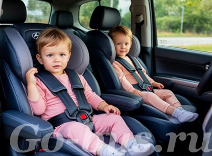 детское такси с автокреслом и бустером